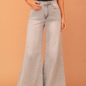 MADDISON ULTRA WIDE JEANS - GREY