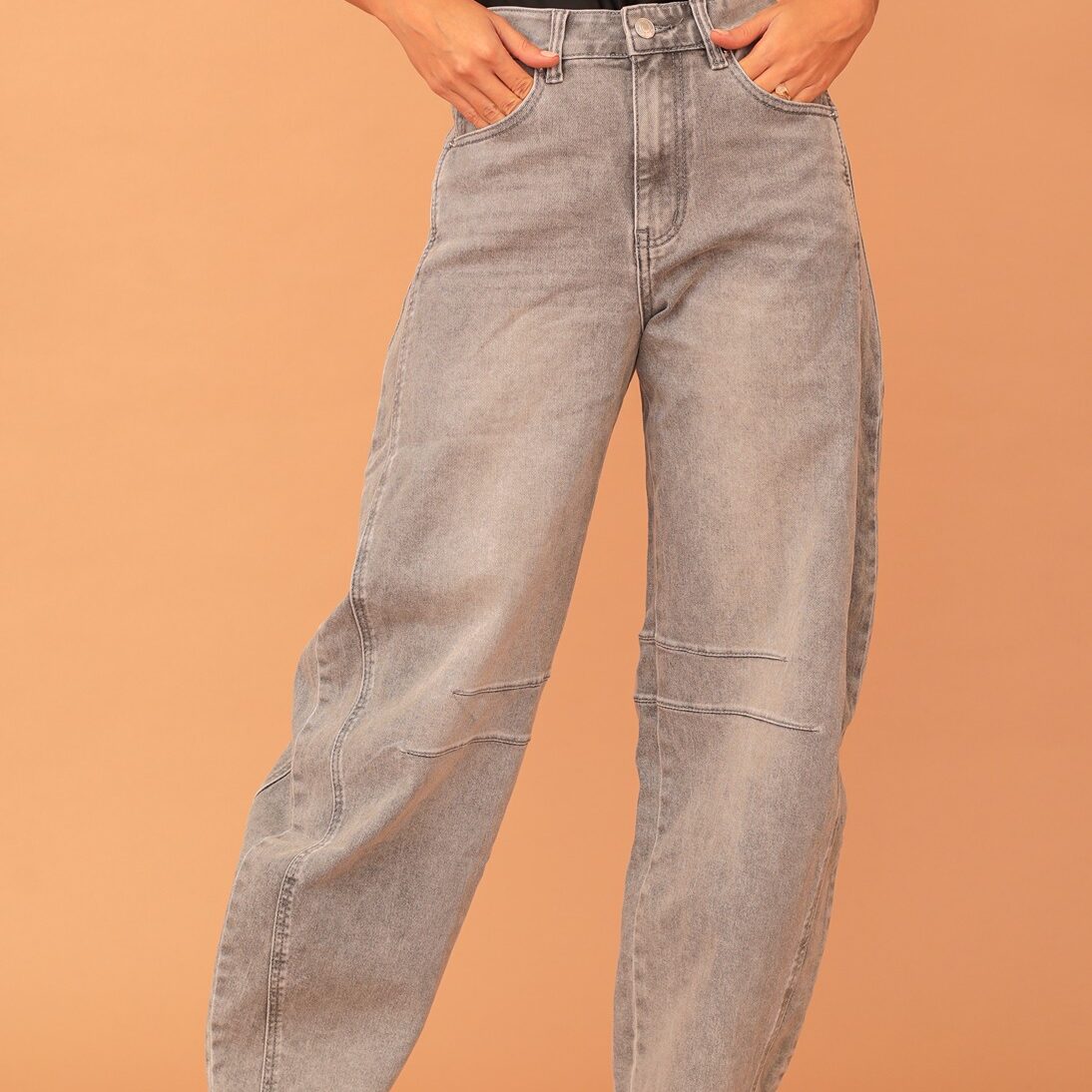 MADELINE BANANA DENIM - GREY