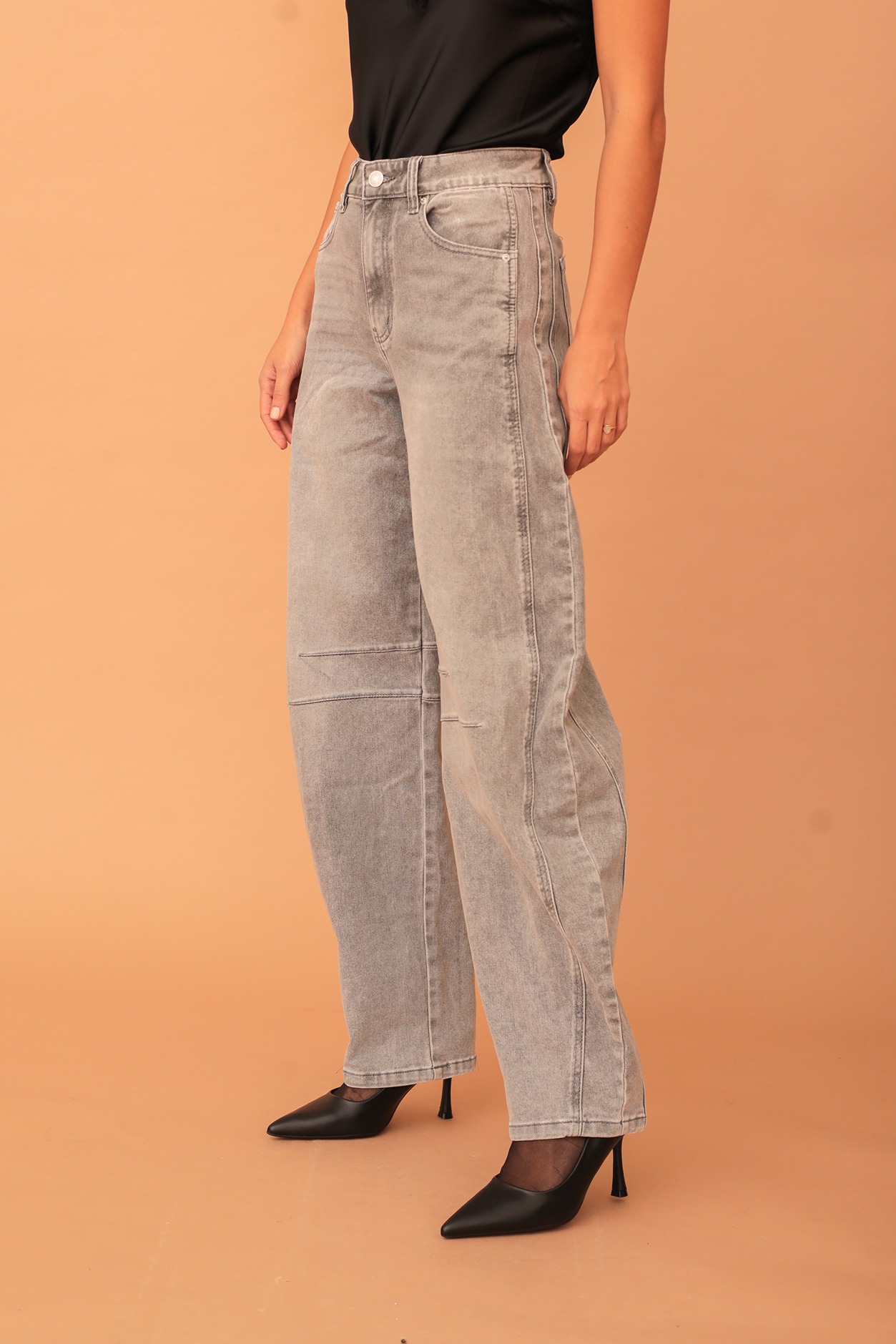 MADELINE BANANA DENIM - GREY - Image 3