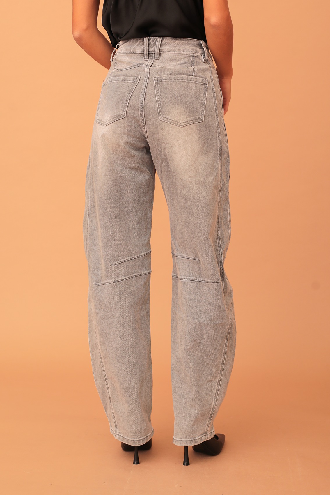 MADELINE BANANA DENIM - GREY - Image 2
