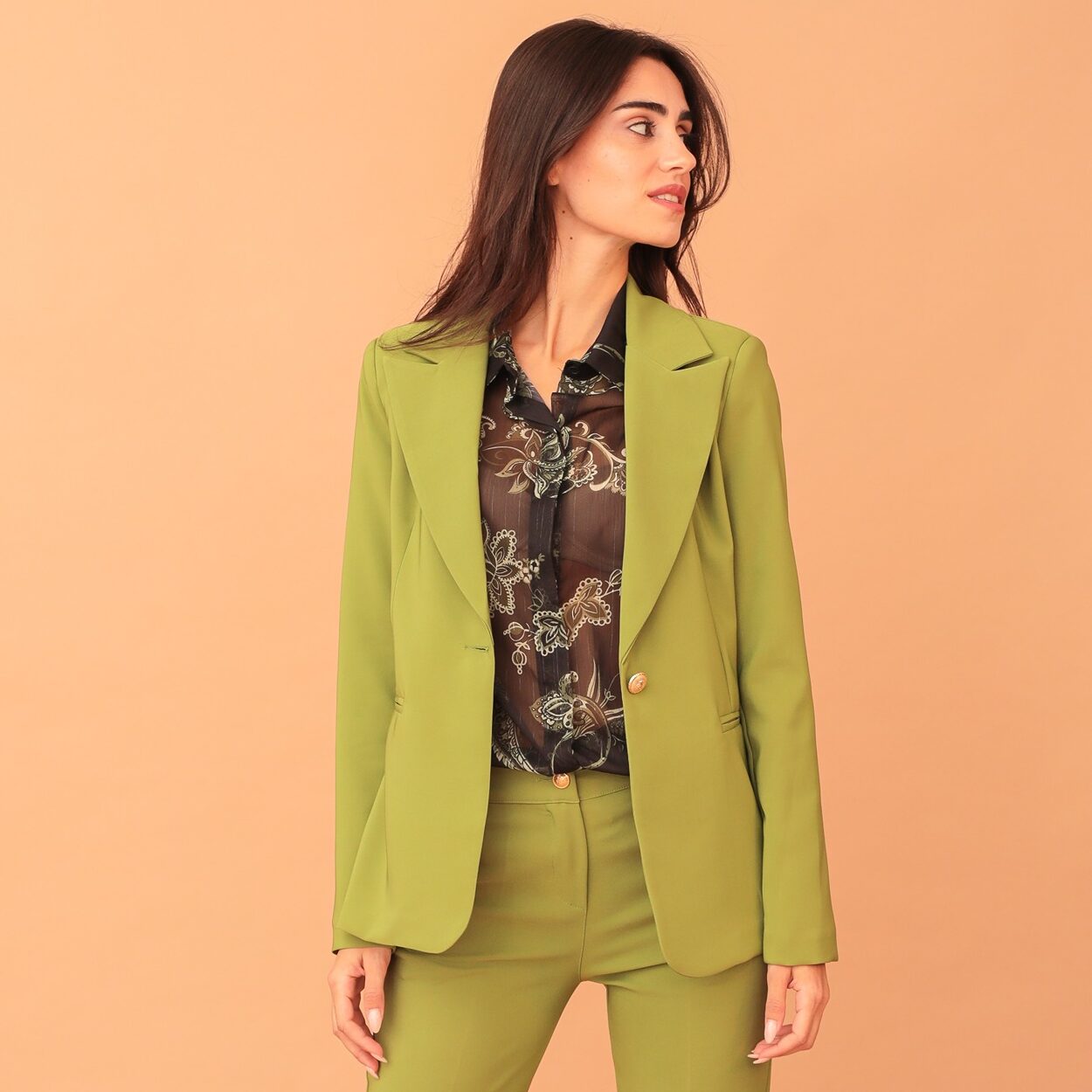 VICTORIA BLAZER - PISTACHIO