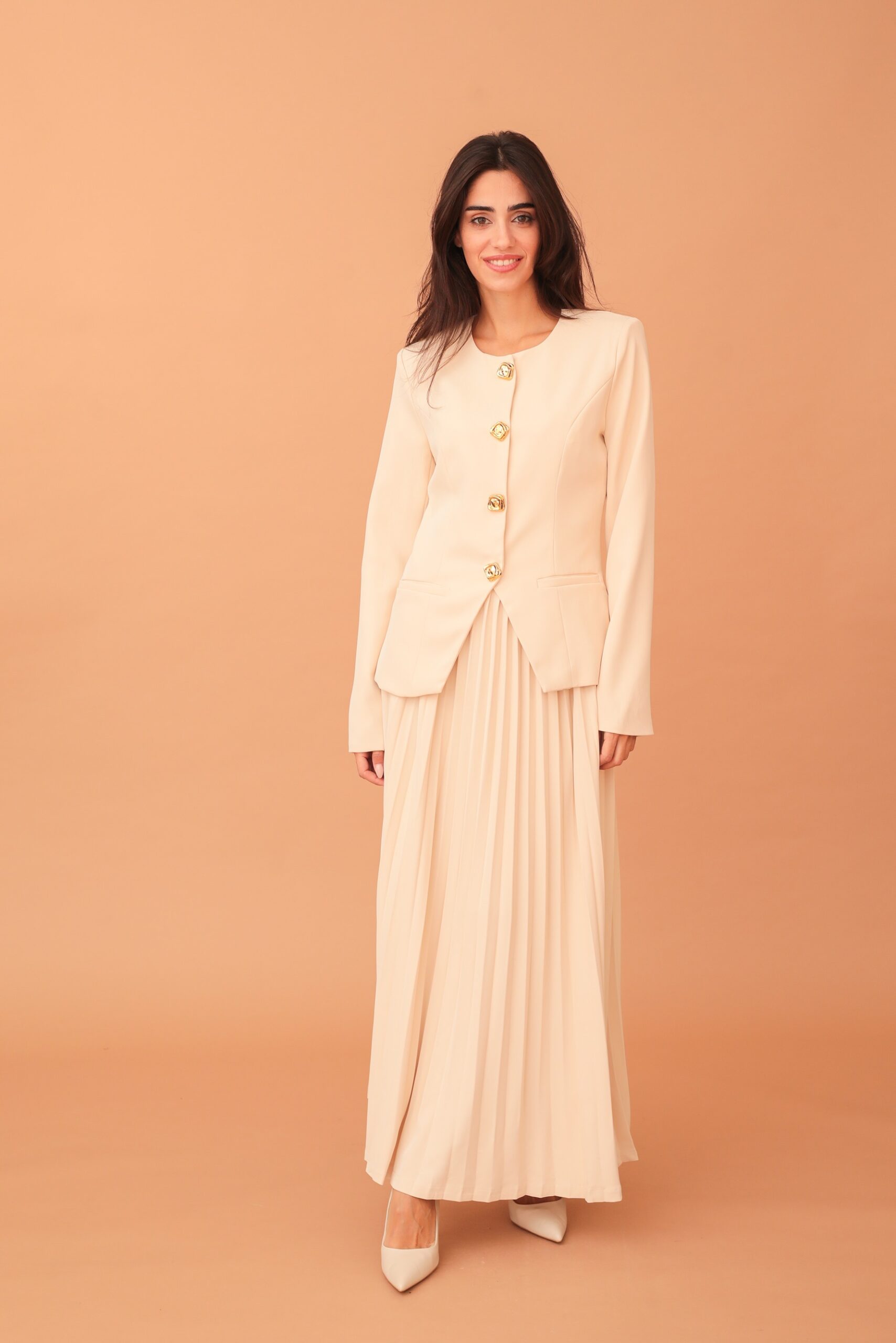 MARGARET BLAZER - CREAM - Image 2