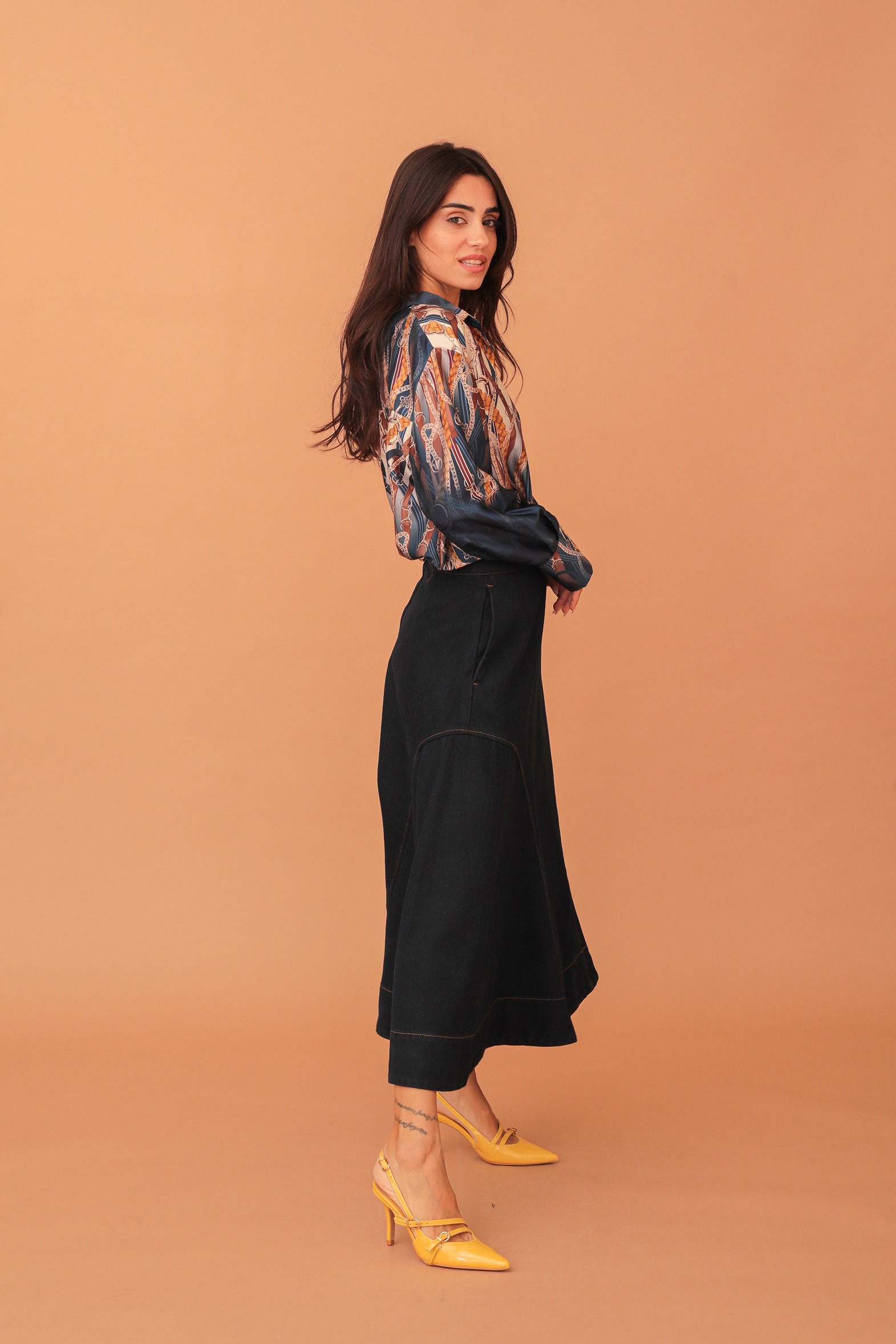 KYLIE DENIM SKIRT - Image 3
