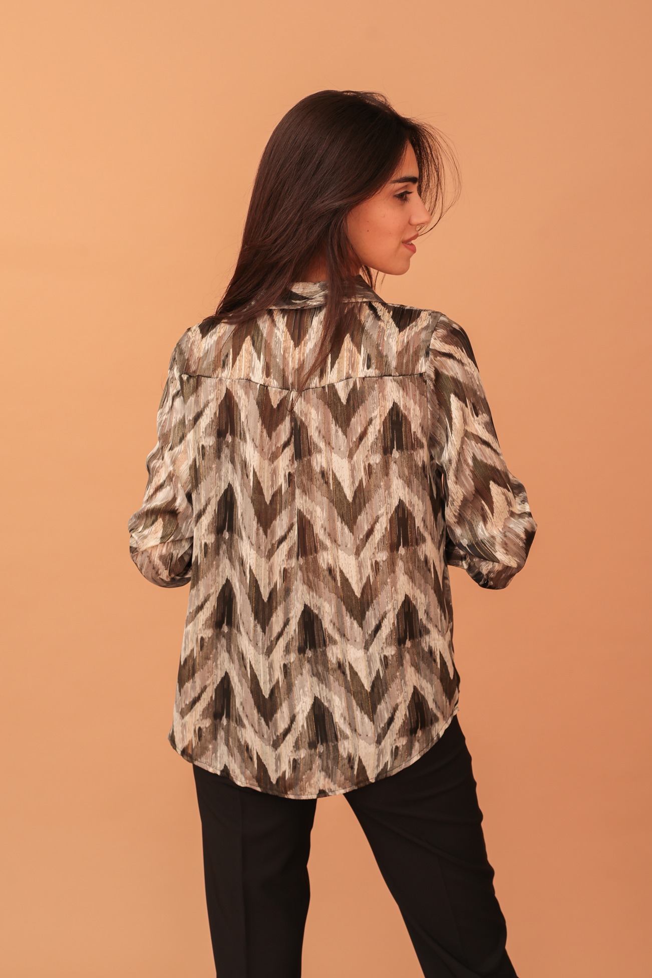 GEMMA ZIG ZAG PRINTED SHIRT - Image 2