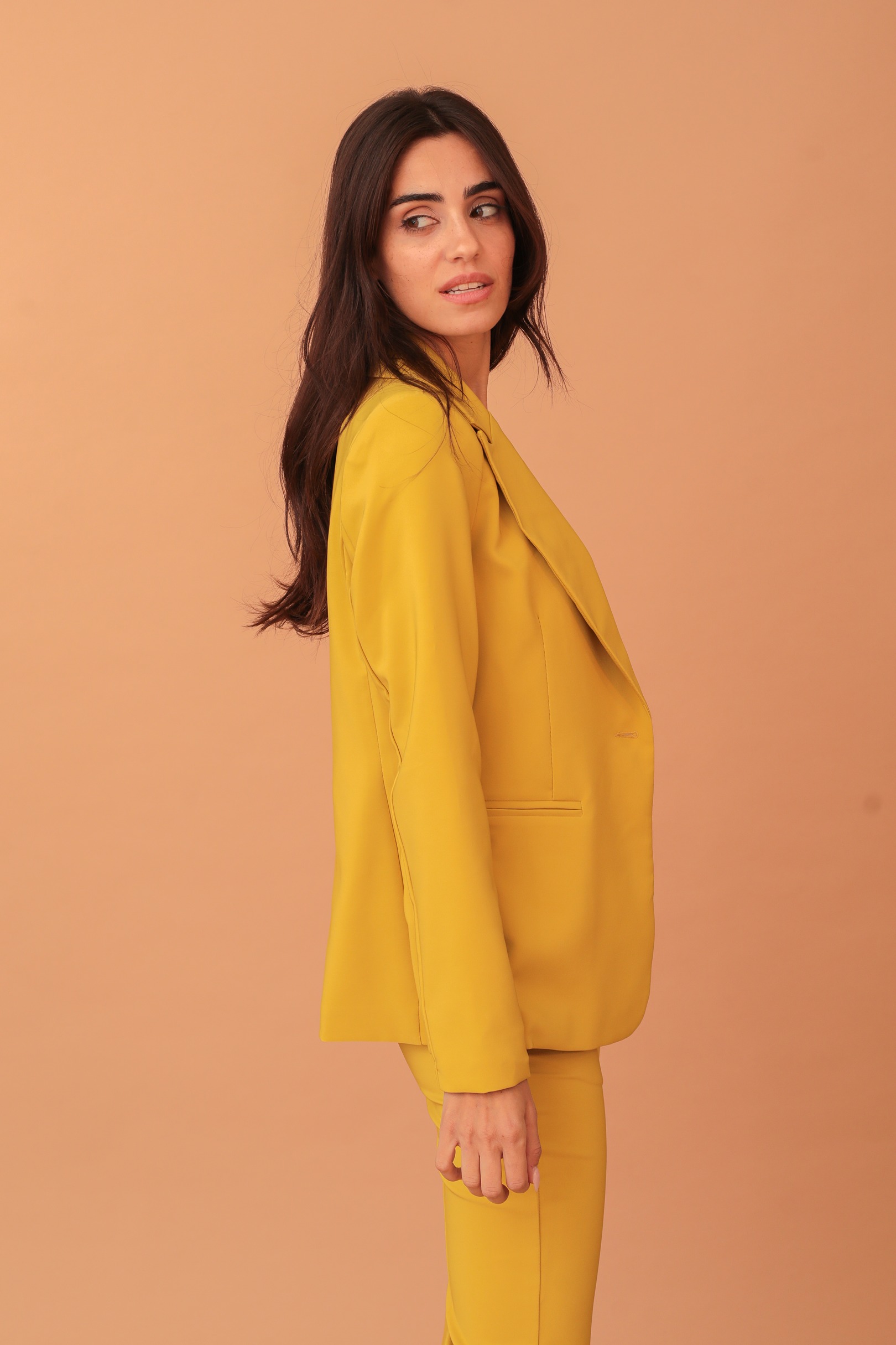 VICTORIA BLAZER - MUSTARD - Image 5