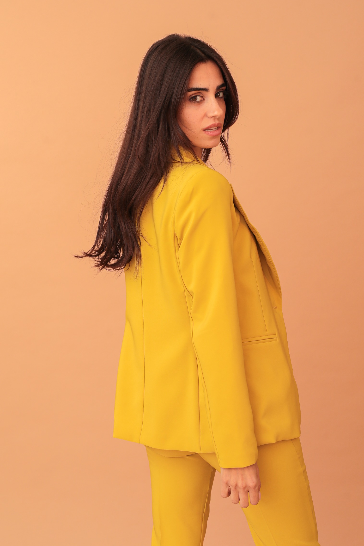 VICTORIA BLAZER - MUSTARD - Image 2
