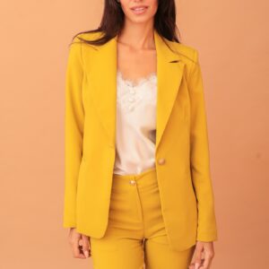 VICTORIA BLAZER - MUSTARD