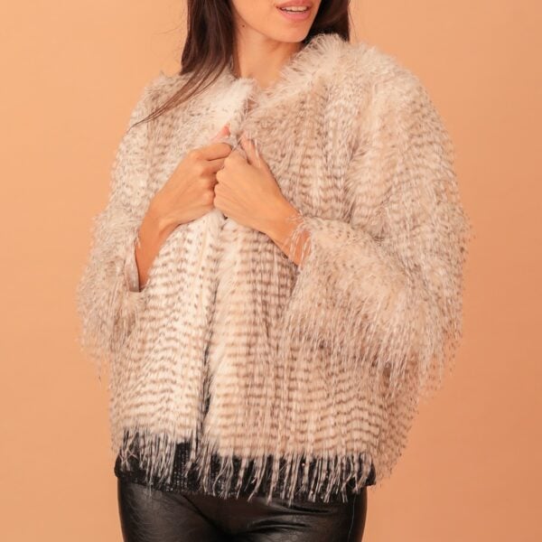KAREN FAUX-FUR JACKET - Conelle