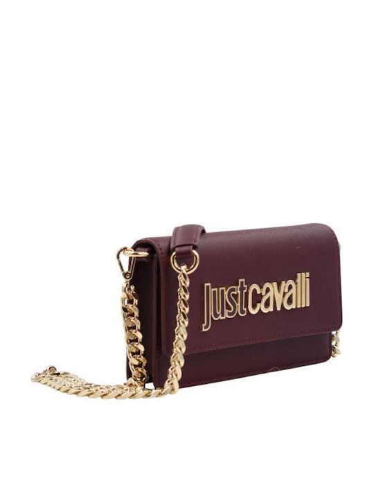 JUST CAVALLI CHAINED CROSS BODY - BORDEAUX - Image 2