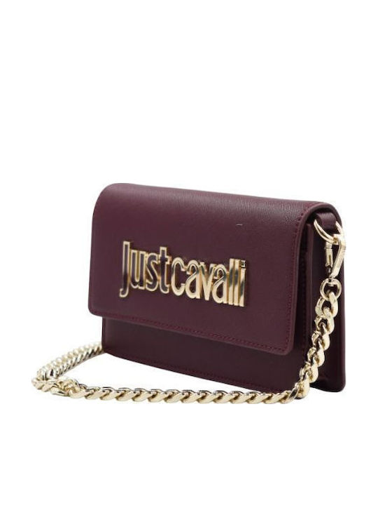 JUST CAVALLI CHAINED CROSS BODY - BORDEAUX - Image 3