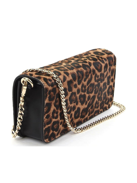 JUST CAVALLI FLAPPED LEOPARD SHOULDER BAG - Image 2
