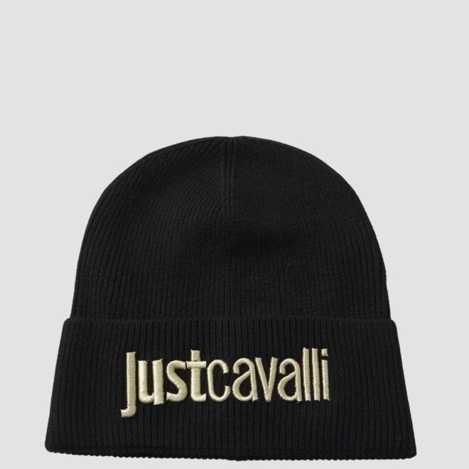 JUST CAVALLI BEANIE - BLACK