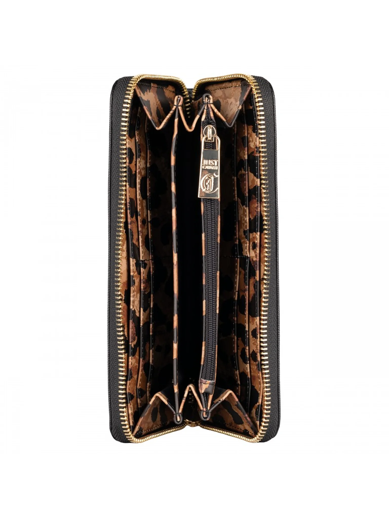 JUST CAVALLI SAFFIANO LARGE LOGO ZIP WALLET - Image 2