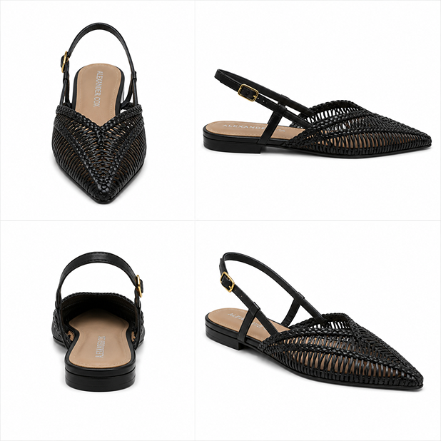 MIRA WOVEN FLATS - Image 2