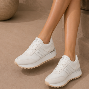 JUST CAVALLI ELEVATED SNEAKERS - WHITE
