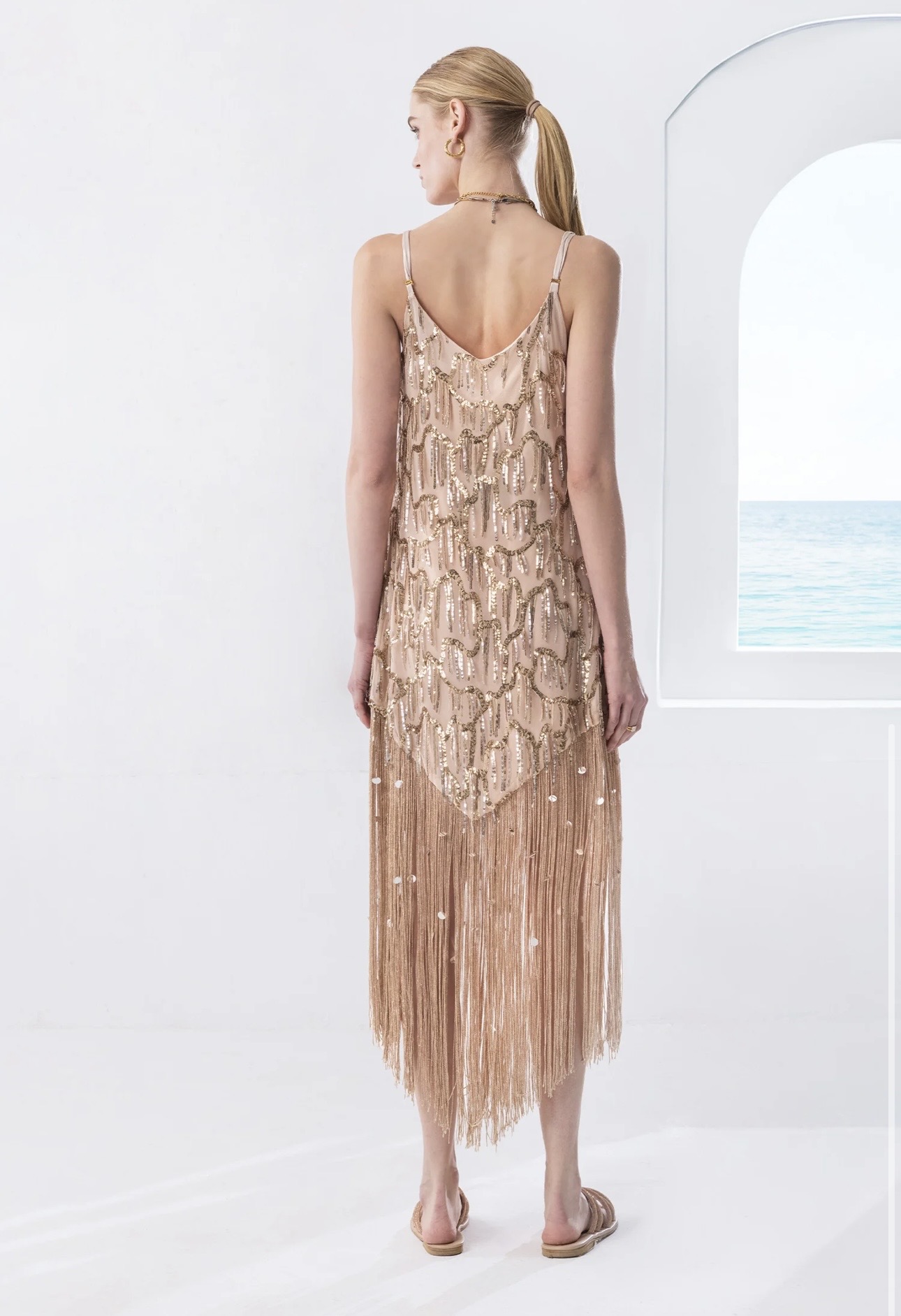 MYA RAYNE DRESS - TOP WITH SEQUINS - Image 2