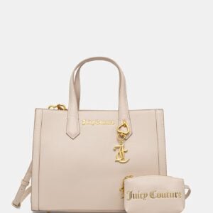 JUICY COUTURE LILY MEDIUM SHOPPER - BEIGE