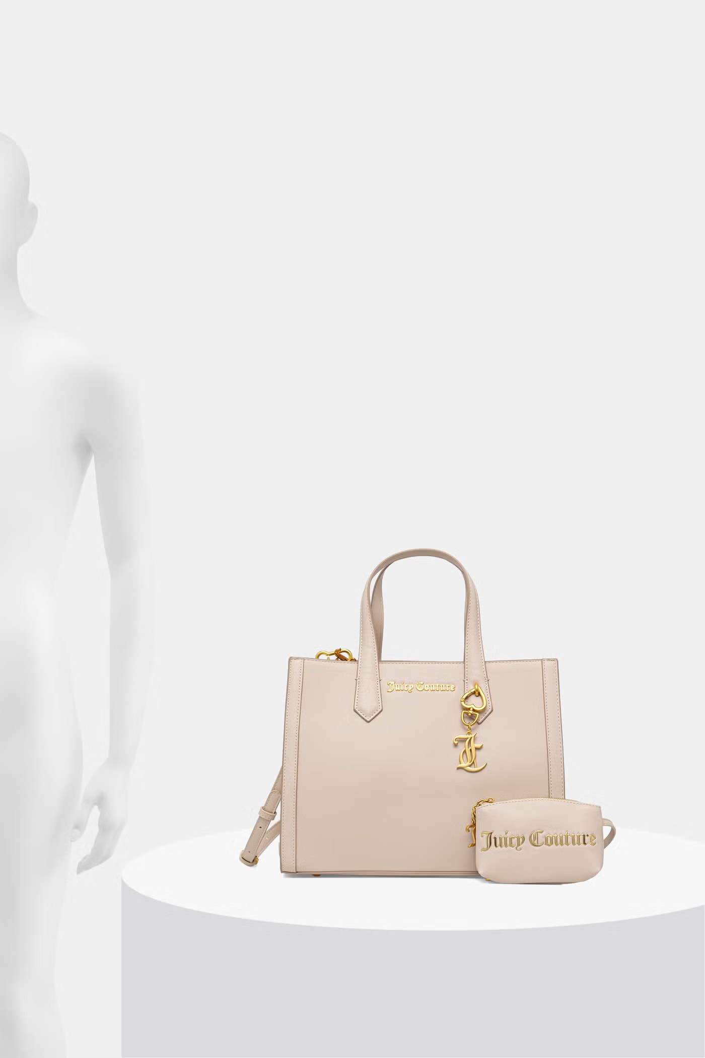 JUICY COUTURE LILY MEDIUM SHOPPER - BEIGE - Image 4