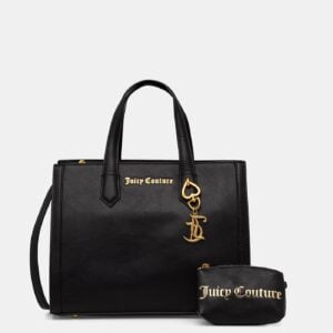 JUICY COUTURE LILY MEDIUM SHOPPER - BLACK