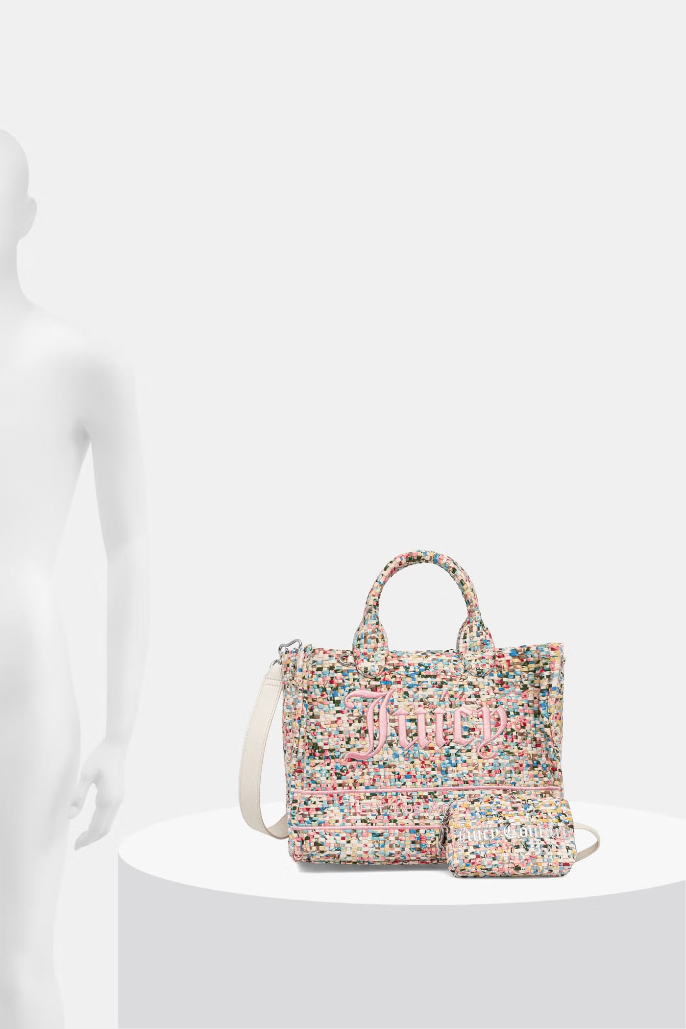JUICY COUTURE MOSAIC TOTE BAG PINK - Image 3