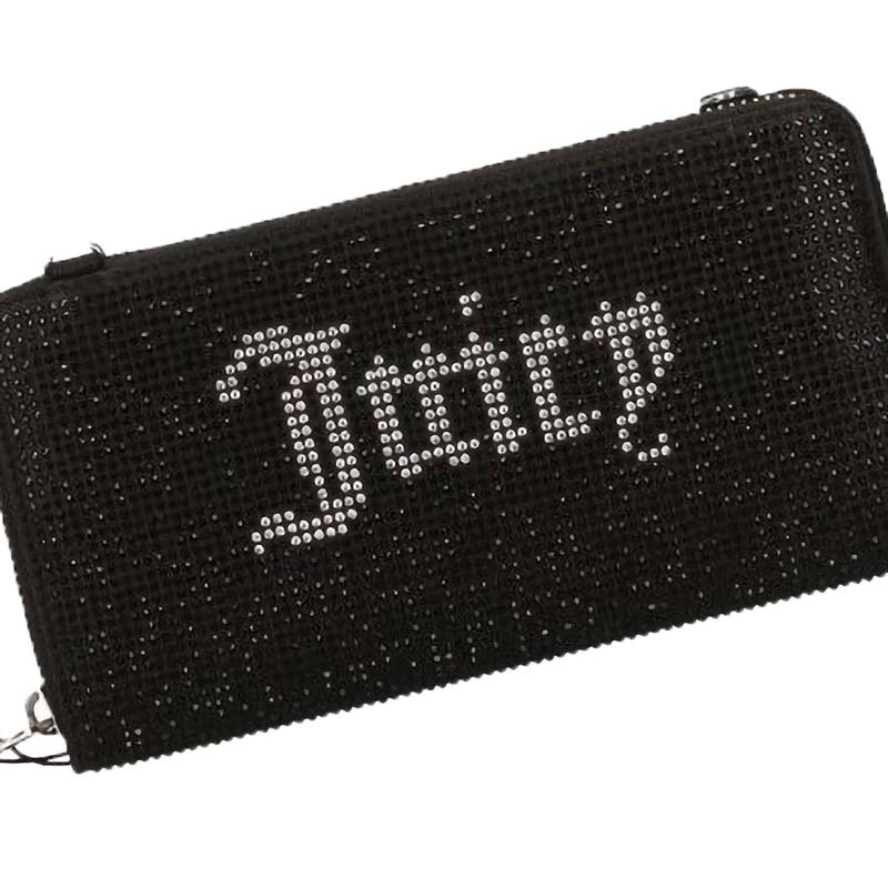 JUICY COUTURE CRYSTAL EMBELLISHED WALLET - BLACK - Image 3