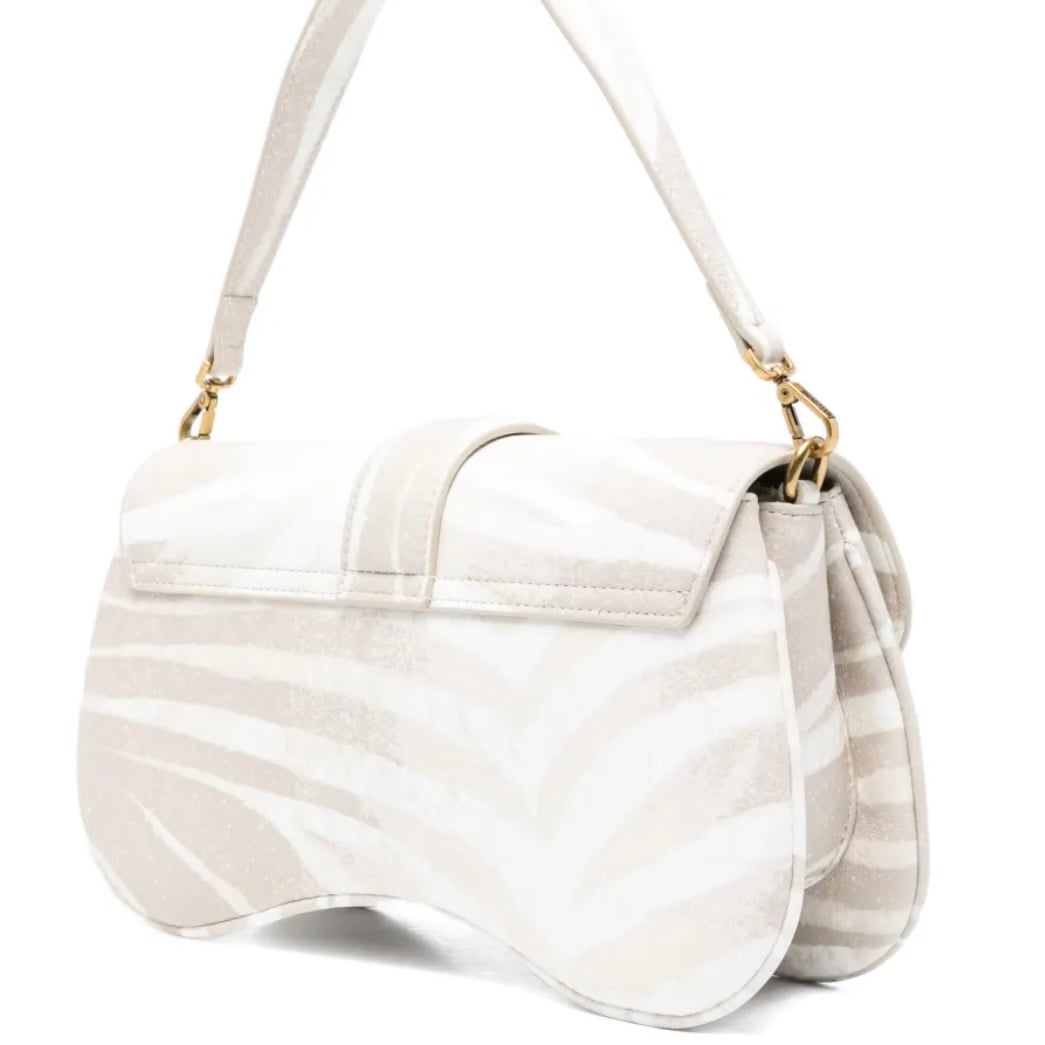 JUST CAVALLI OVAL ZEBRA PRINT BAG - Image 3
