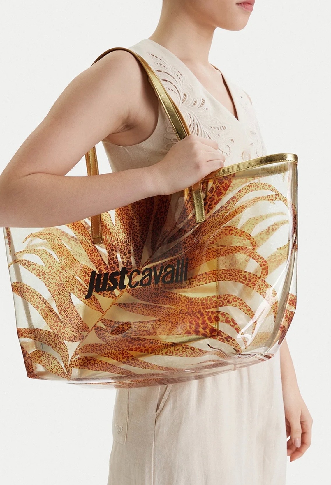 JUST CAVALLI TRANSLUCENT ORANGE CARRIER - Image 2