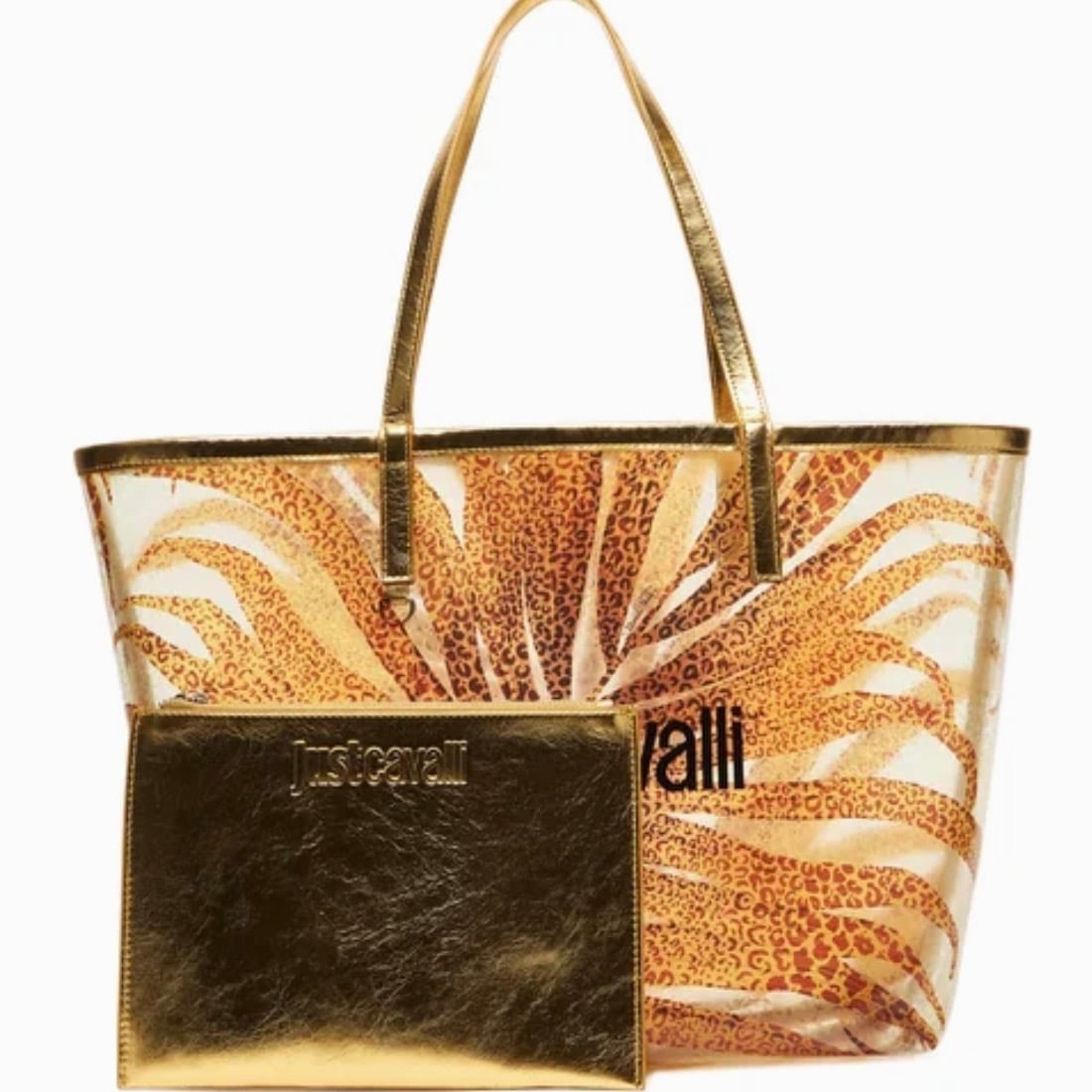 JUST CAVALLI TRANSLUCENT ORANGE CARRIER