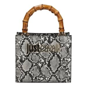 JUST CAVALLI SQUARE WOODEN HANDLE SMALL - SNAKE