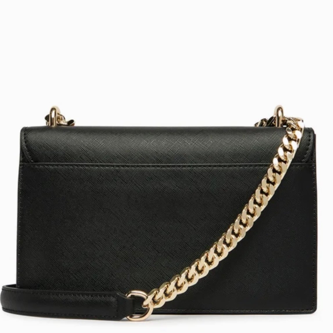 JUST CAVALLI SAFFIANO MEDIUM HANDBAG - BLACK - Image 6