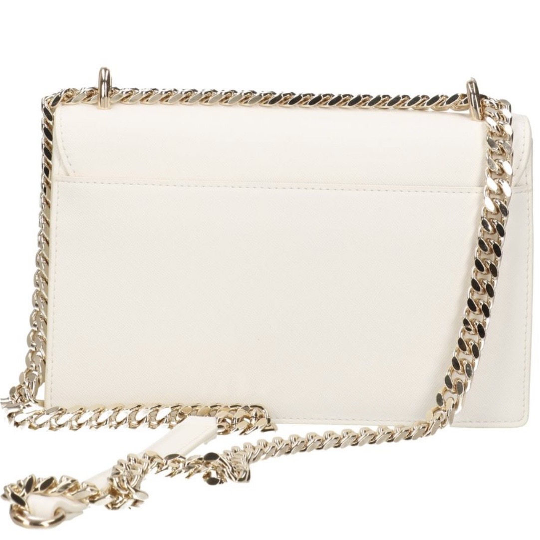JUST CAVALLI SAFFIANO MEDIUM HANDBAG - WHITE - Image 3