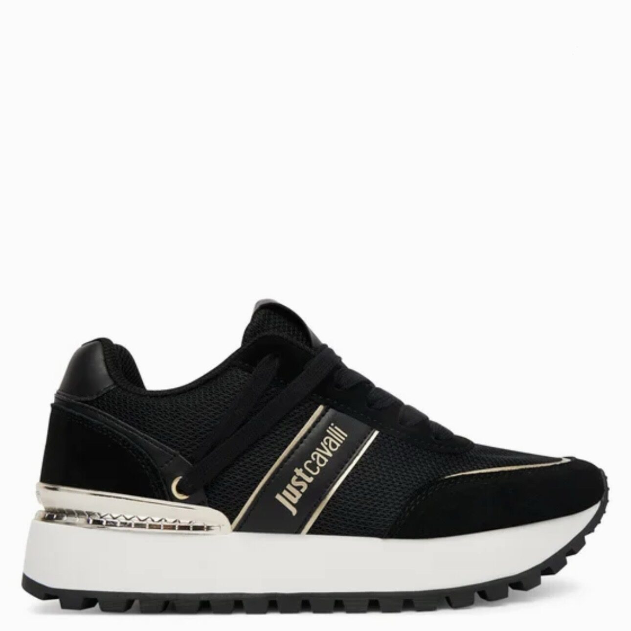 JUST CAVALLI ELEVATED SNEAKERS - BLACK - Image 2