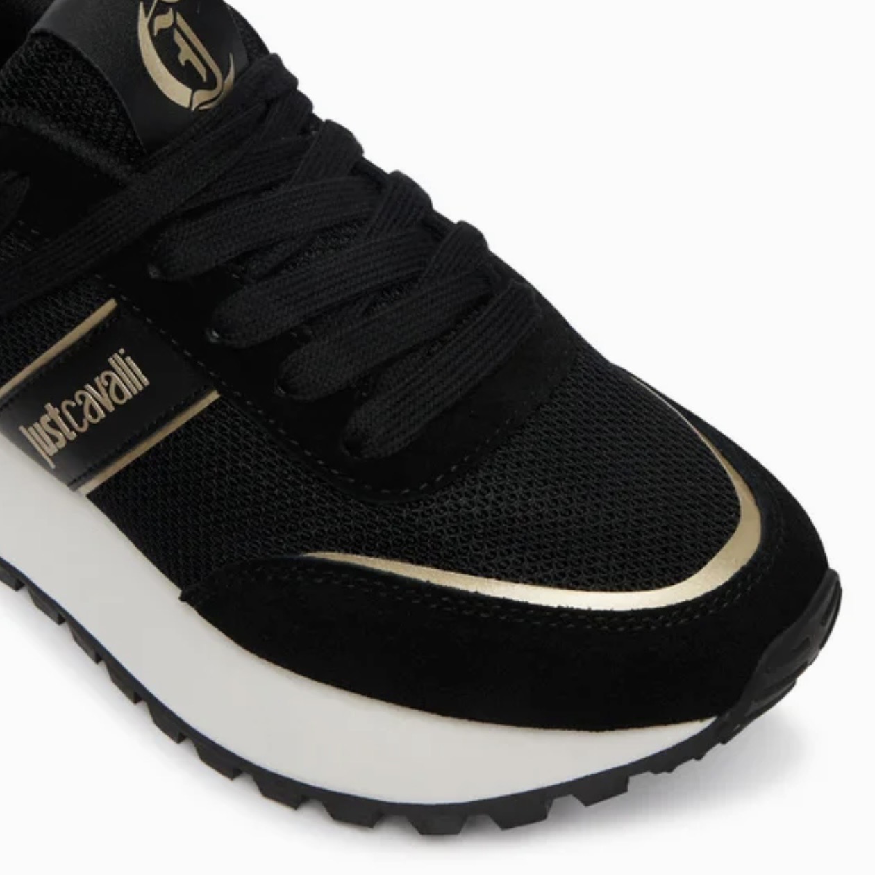JUST CAVALLI ELEVATED SNEAKERS - BLACK - Image 4