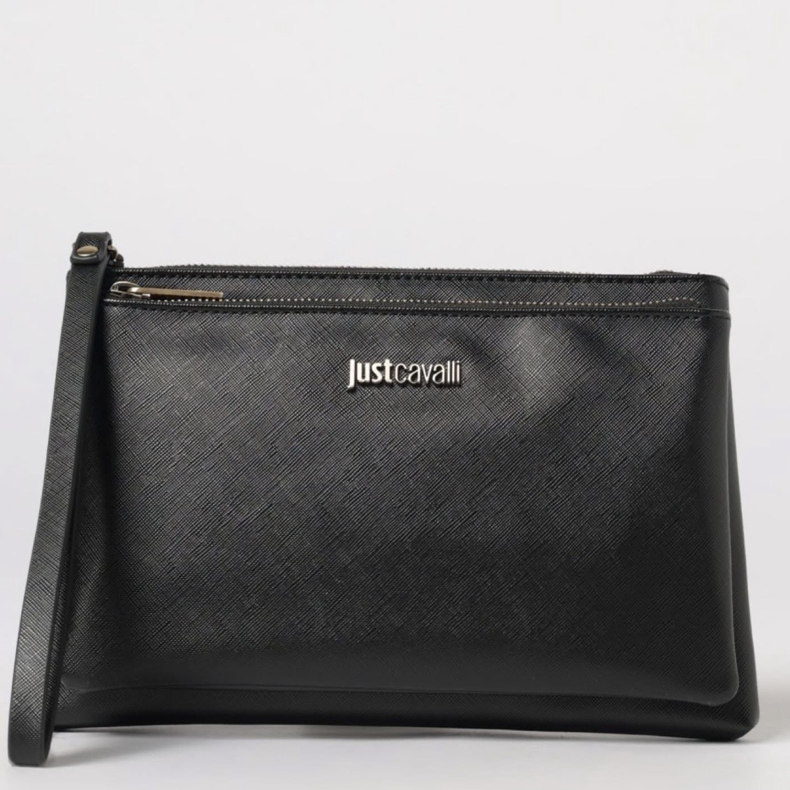 JUST CAVALLI DOUBLE ZIPPER POUCH