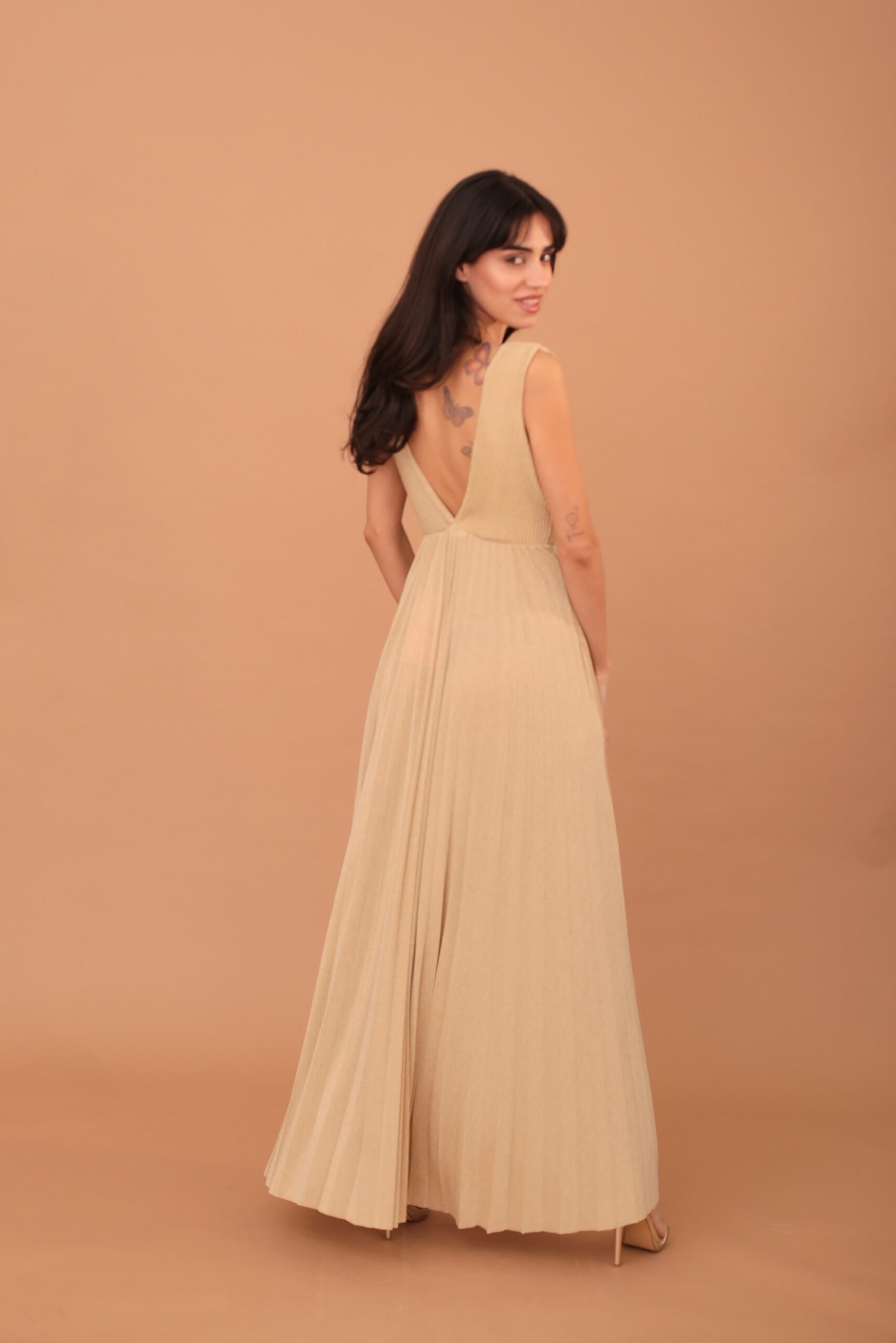 BOWIE DRESS - GOLD - Image 2