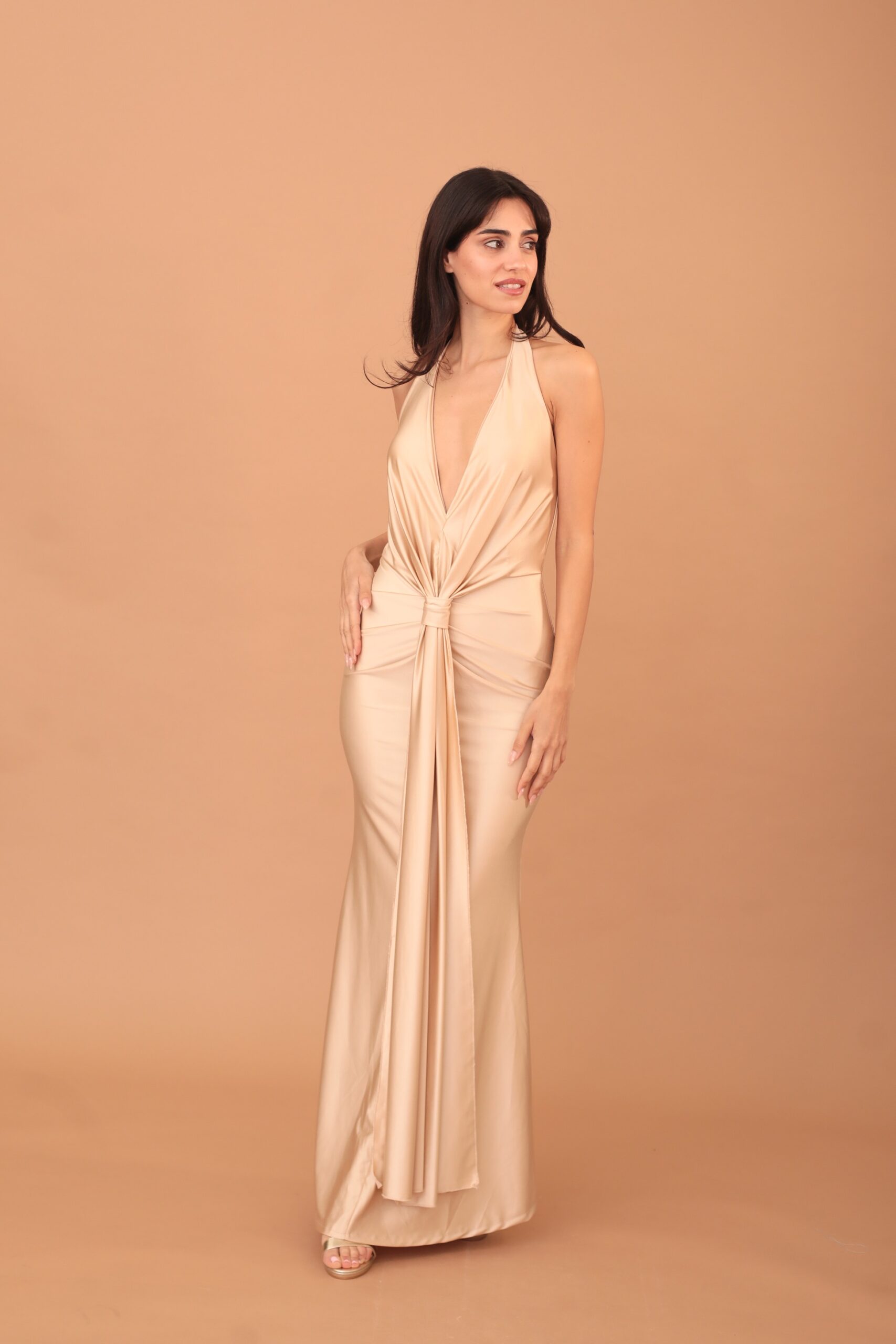 MORGANA DRESS - GOLD - Image 5