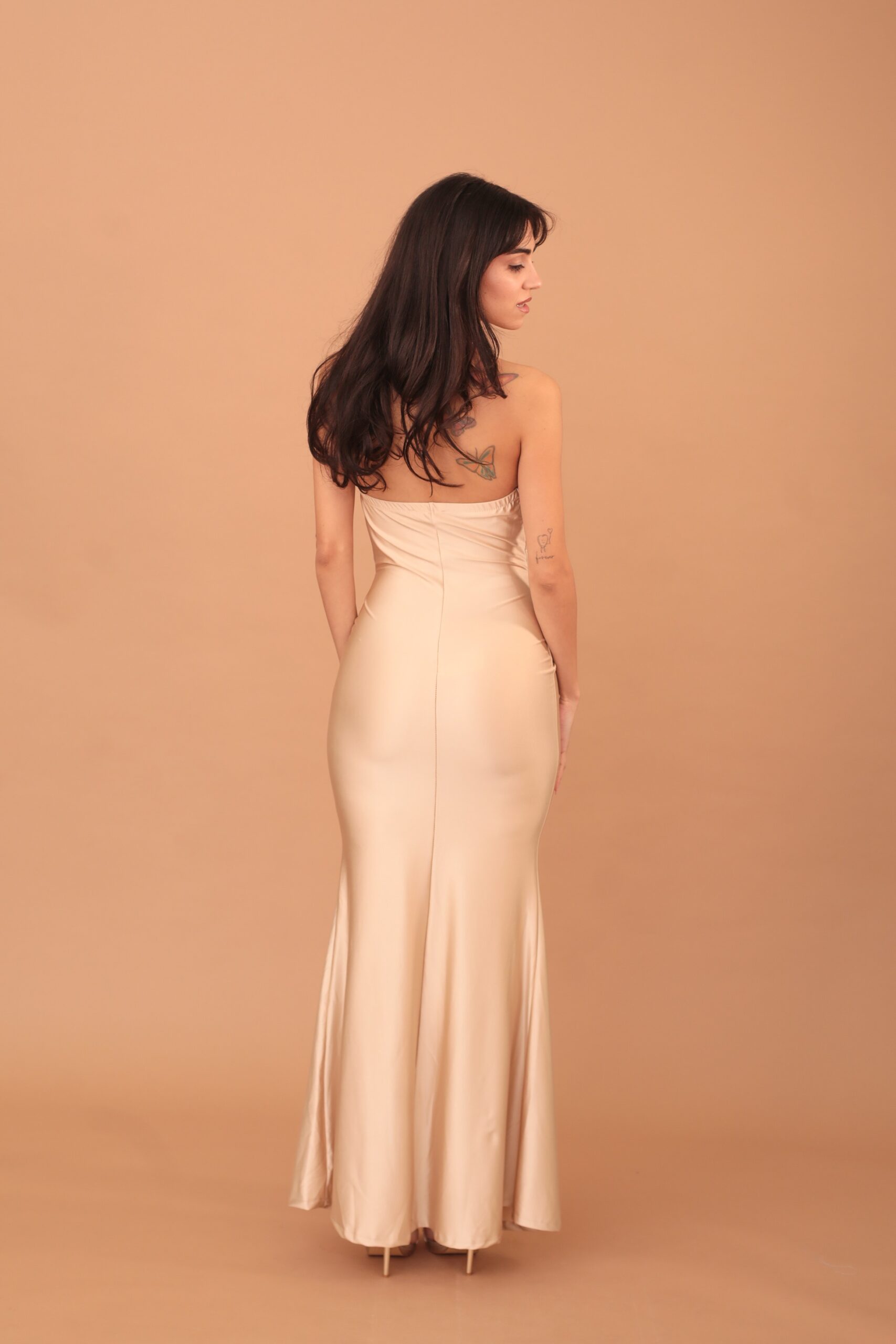 MORGANA DRESS - GOLD - Image 3
