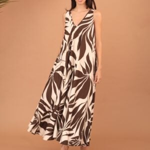 LYRA DRESS - BROWN