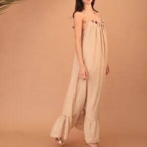 XANTHE DRESS - BEIGE
