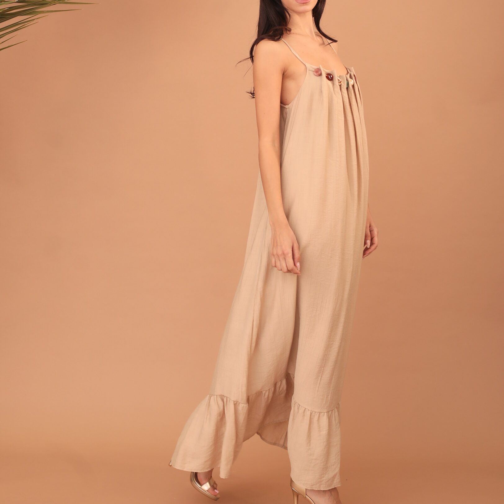 XANTHE DRESS - BEIGE