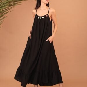 XANTHE DRESS - BLACK