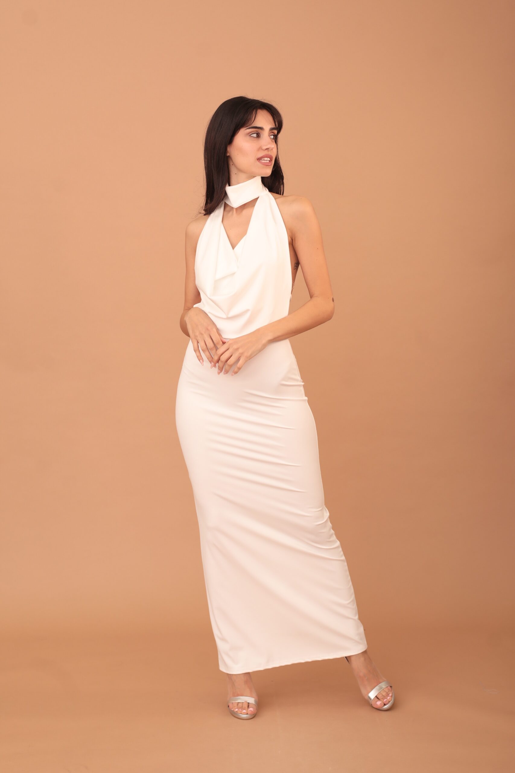 CRIMSON DRESS - WHITE - Image 2