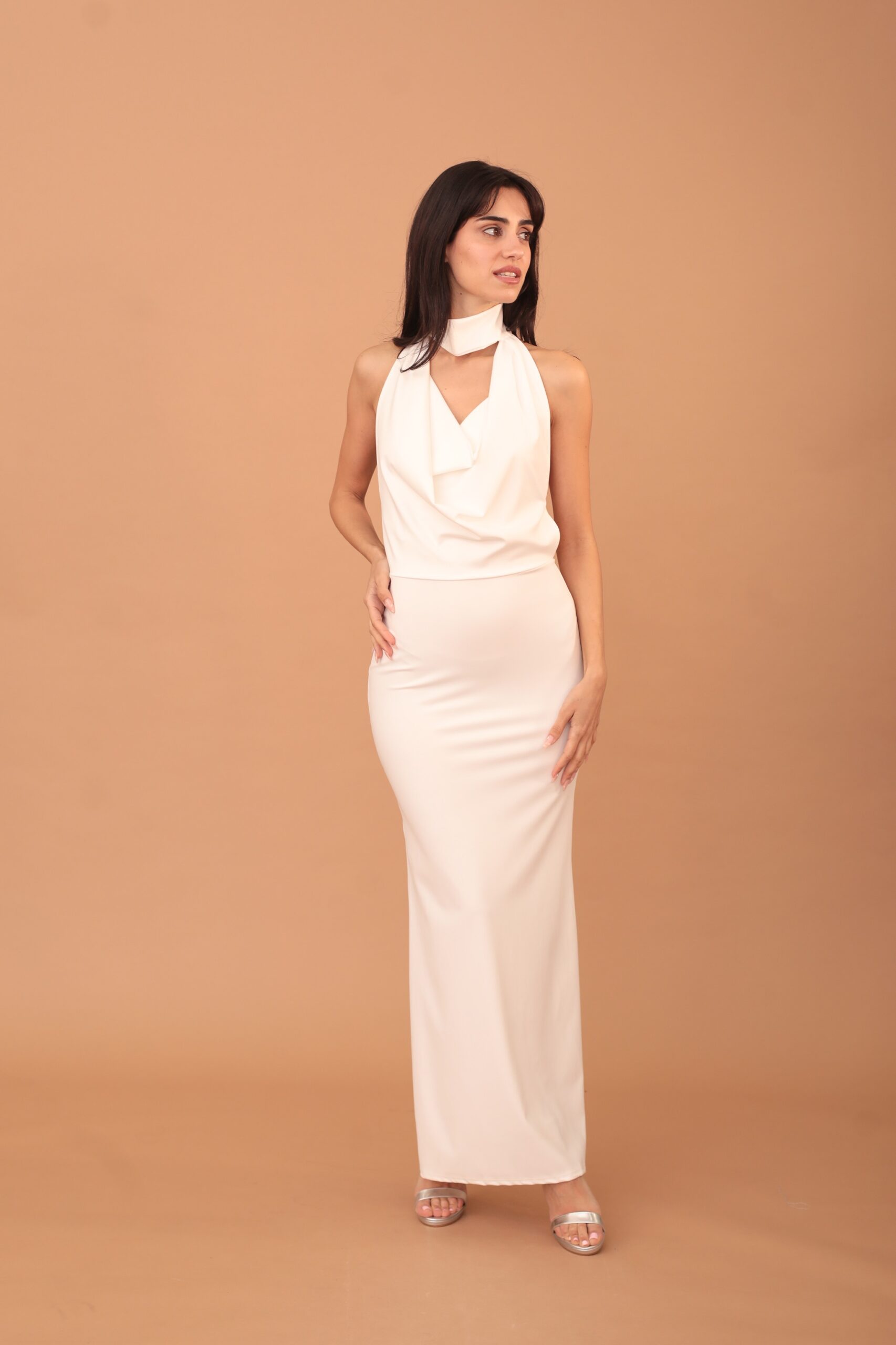 CRIMSON DRESS - WHITE - Image 5
