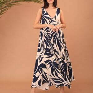 LYRA DRESS - NAVY