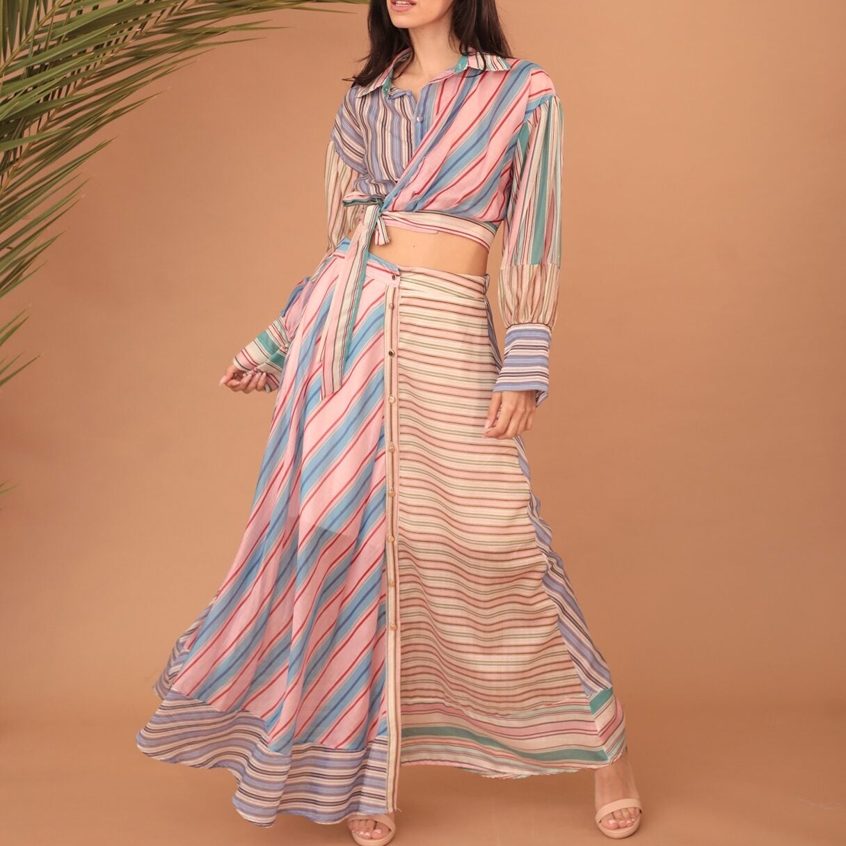 GABRIELLE STRIPED BLOUSE
