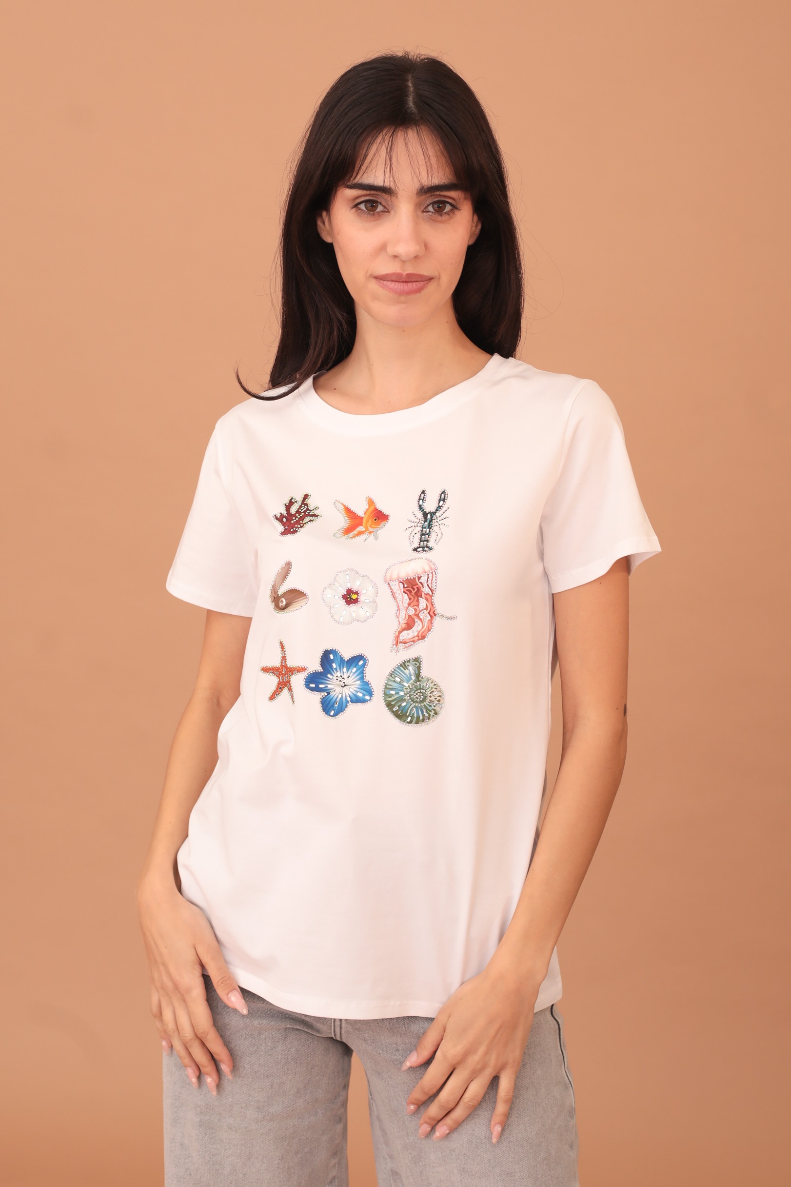 SEA LIFE EMBELLISHED BLOUSE - Image 4