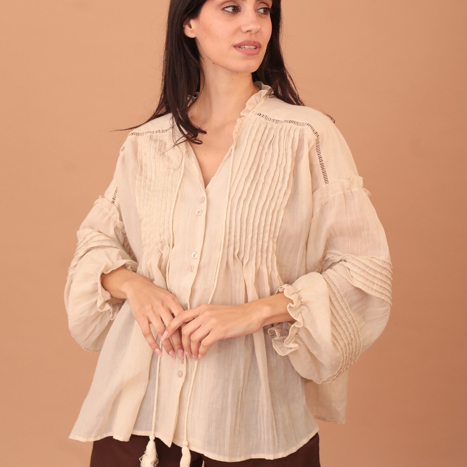 BONNIE LINEN BLOUSE