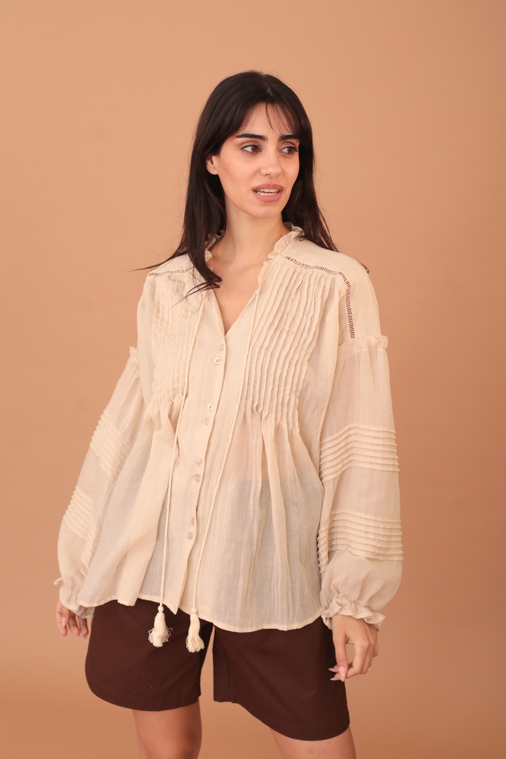 BONNIE LINEN BLOUSE - Image 3