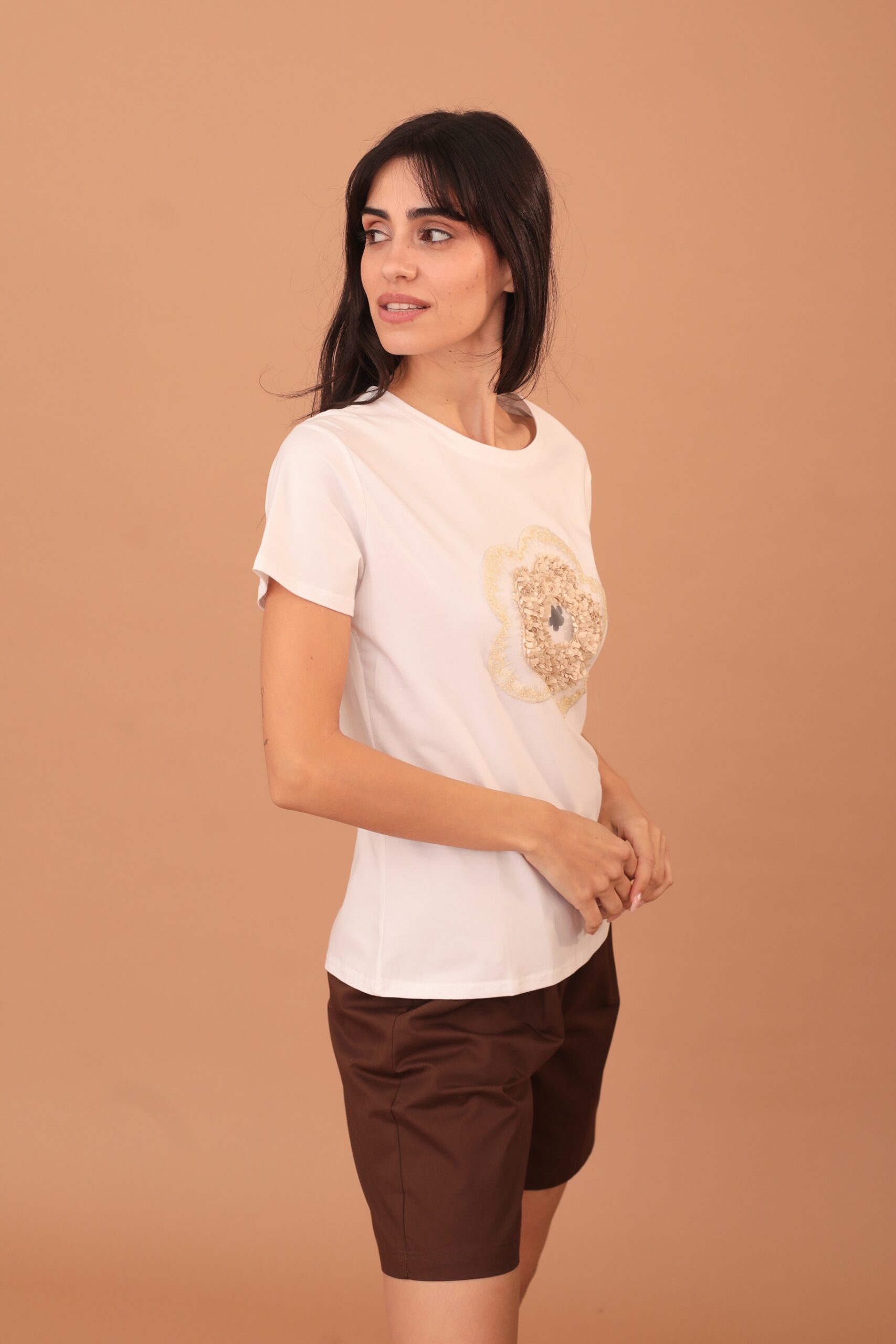 JOSEPHINE FLOWER 3D BLOUSE - Image 2