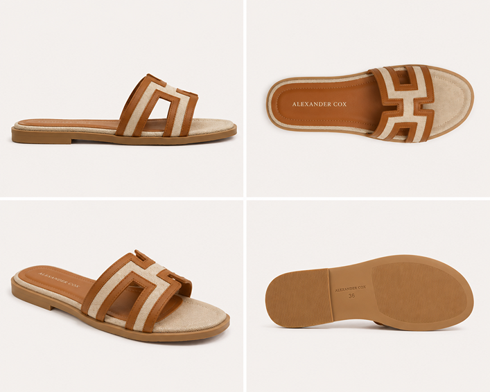 RAMONA H FLATS - CAMEL - Image 2